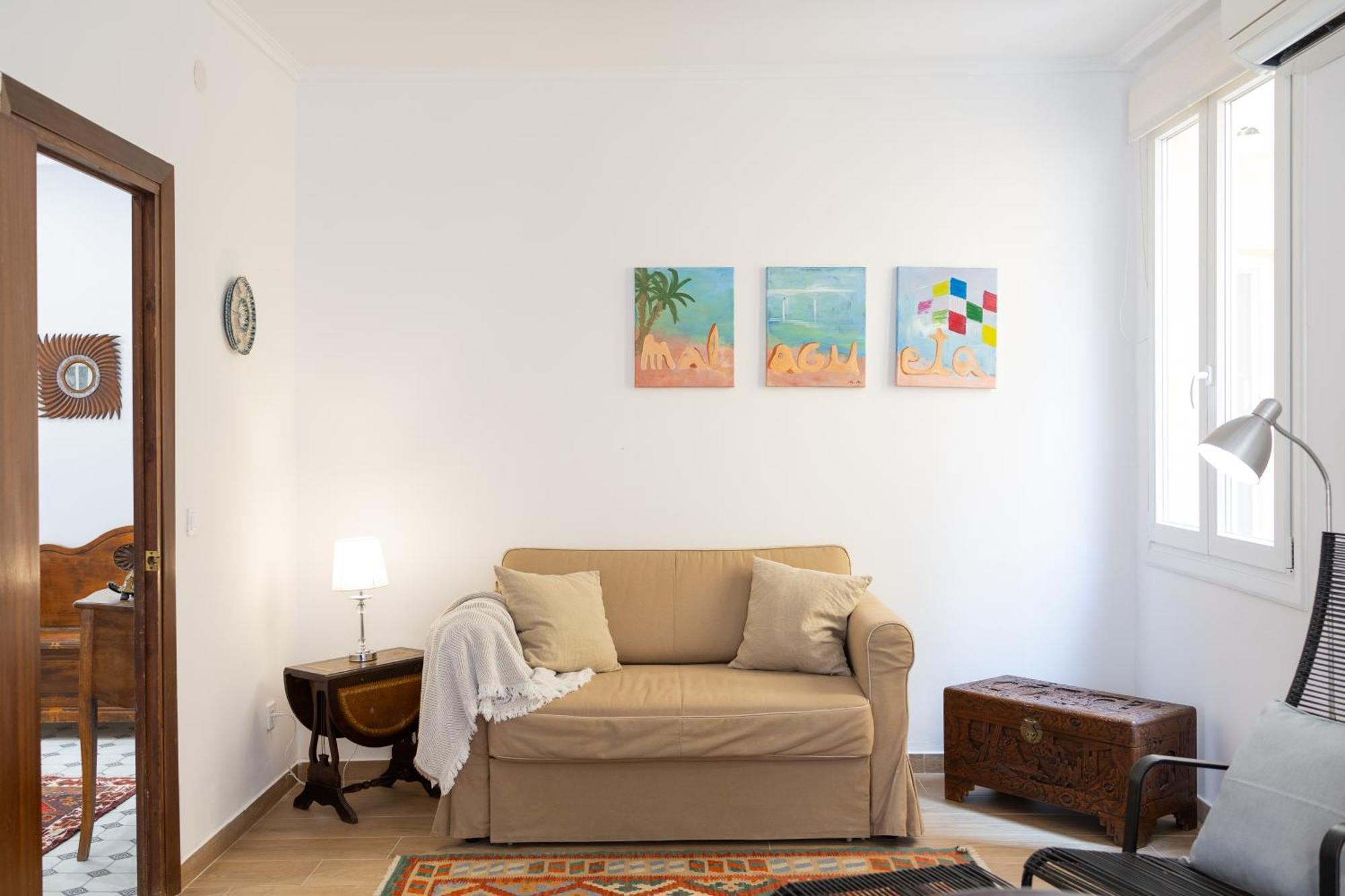 C92 - Rustic Two Bedrooms Apartment With Terrace Малага Экстерьер фото